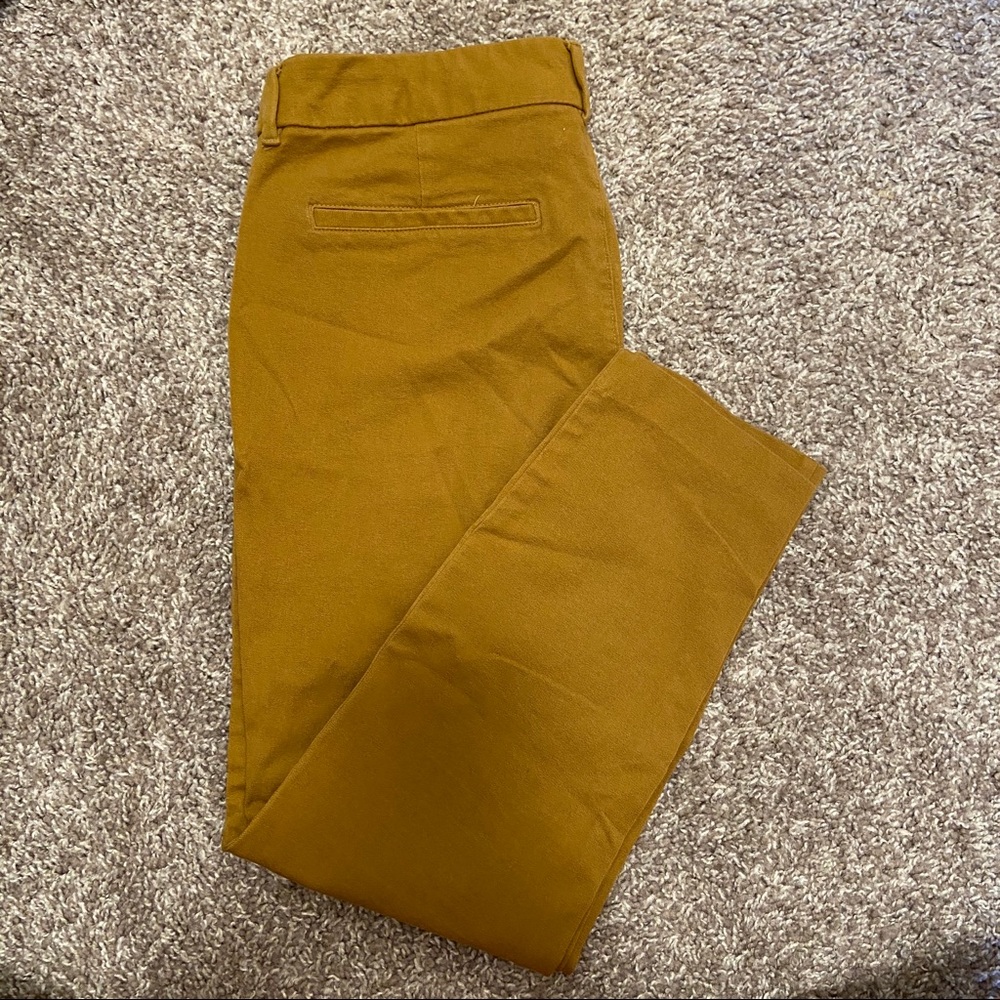 MUSTARD PIXI ANKLE PANTS
